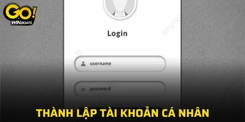 Thực hiện tạo tài khoản cá nhân